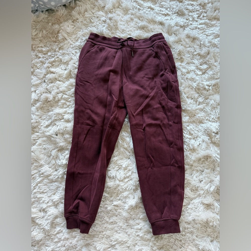 Lululemon Athletica Maroon Joggers - Picture 3 of 7